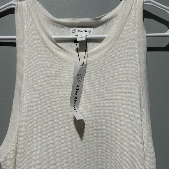 Chic White Midi Dress by The Drop NWT - Picture 5 of 8